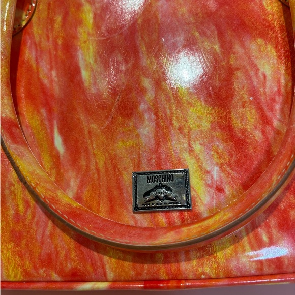 Moschino vintage Fiery Orange and Yellow Crossbody Bag - Picture 5 of 11